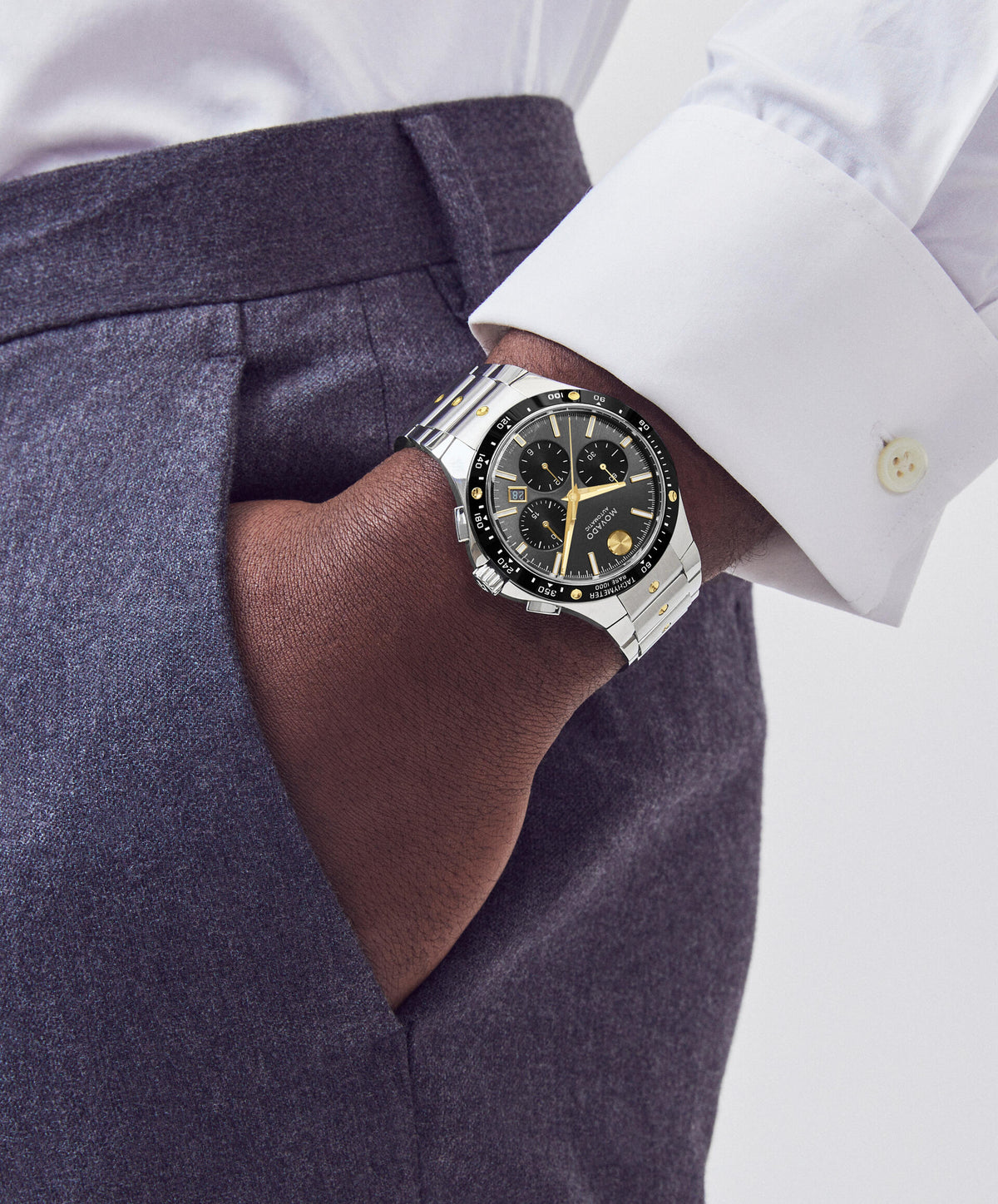 Movado Alta SE Chronograph 0607755 — detail view
