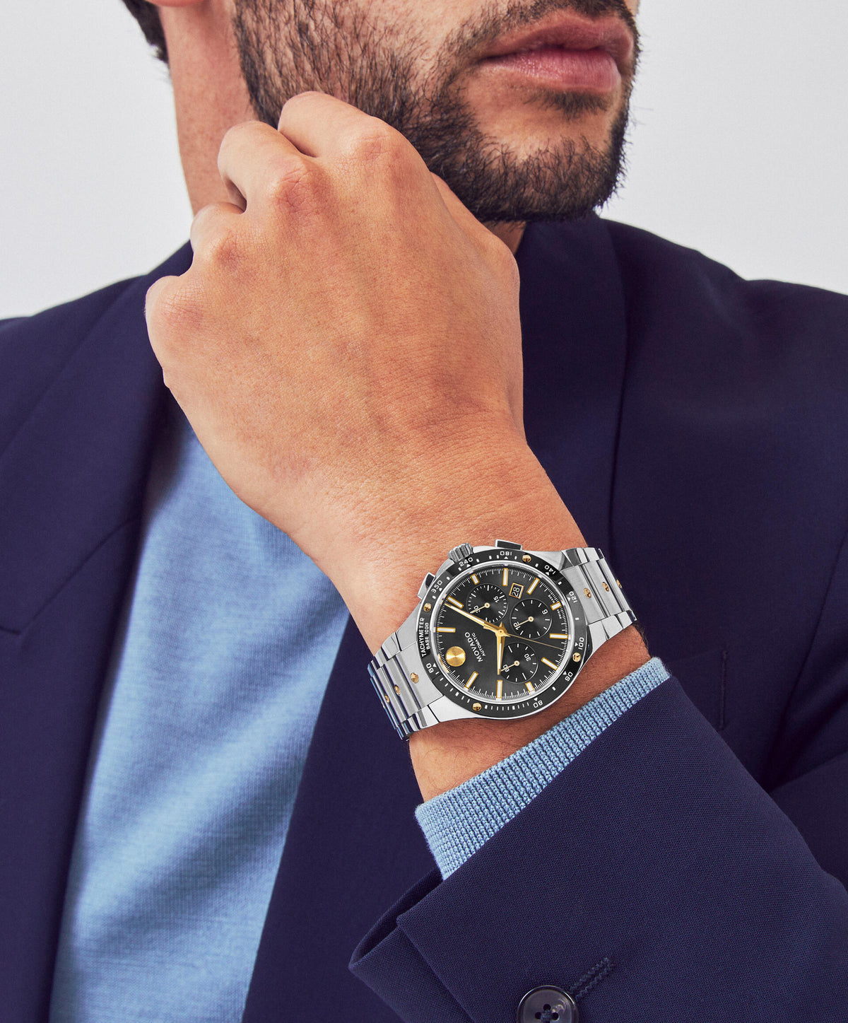 Movado Alta SE Chronograph 0607755 — detail view