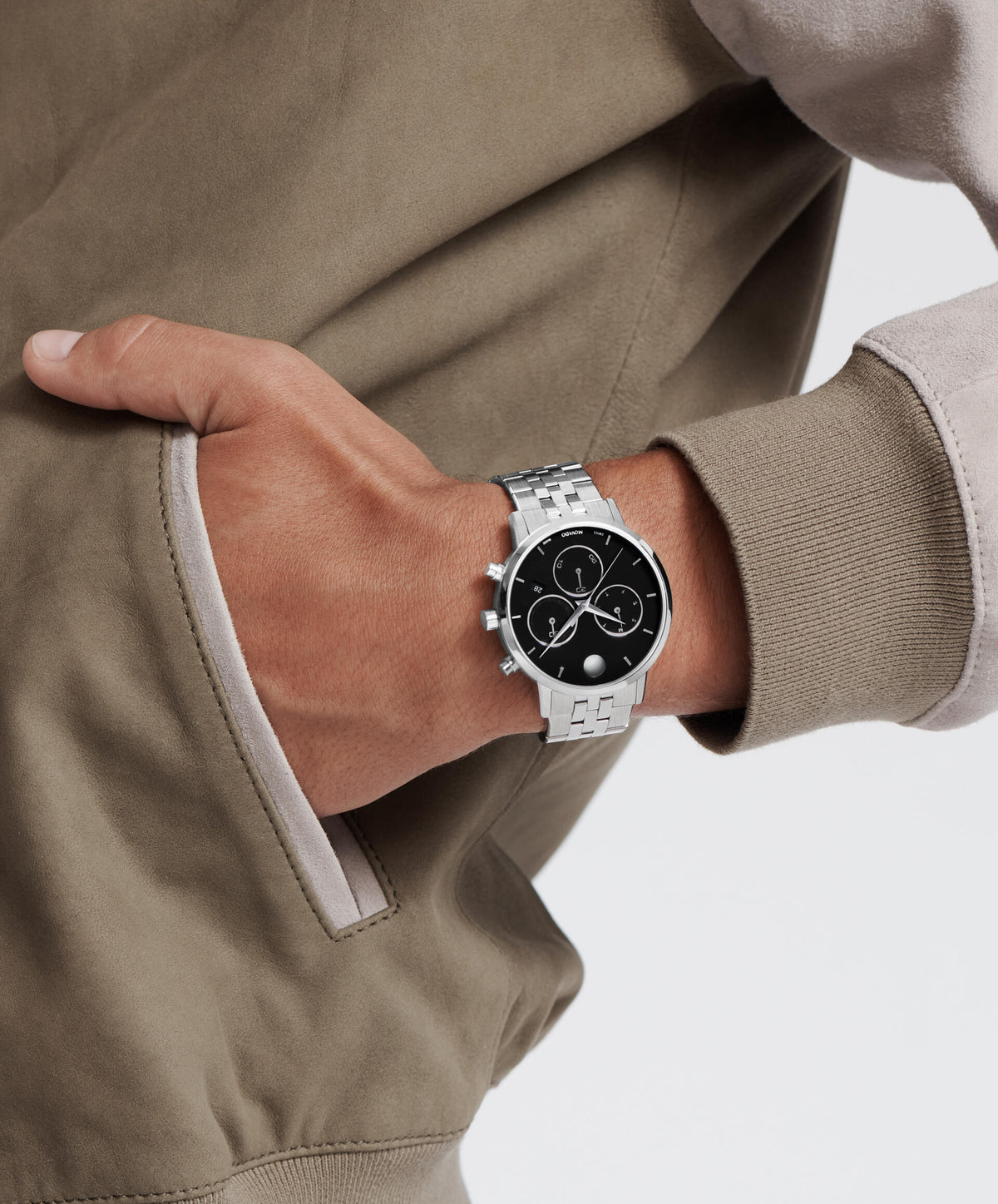 Movado Museum Classic Chronograph 0607776 — detail view