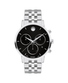 black with index · stainless steel link bracelet