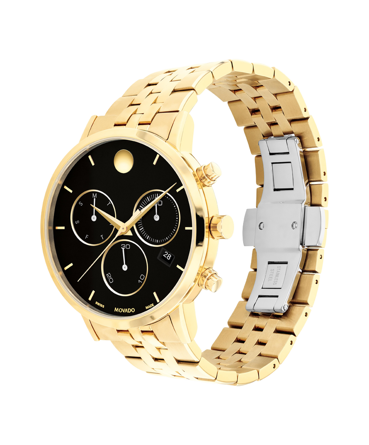 Movado Museum Classic Chronograph 0607810 — detail view