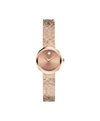rose gold Museum with concave dot · mesh bracelet rose gold PVD-finished stainless steel