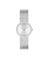 silver white Museum with concave dot · mesh bracelet stainless steel