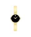 black Museum with concave dot · bangle bracelet light yellow gold PVD-finished stainless steel
