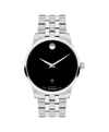 black Museum with concave dot · link bracelet stainless steel