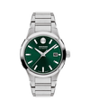 green with index · link bracelet stainless steel