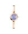 celestial blue Museum with concave dot · bangle bracelet rose gold PVD-finished stainless steel