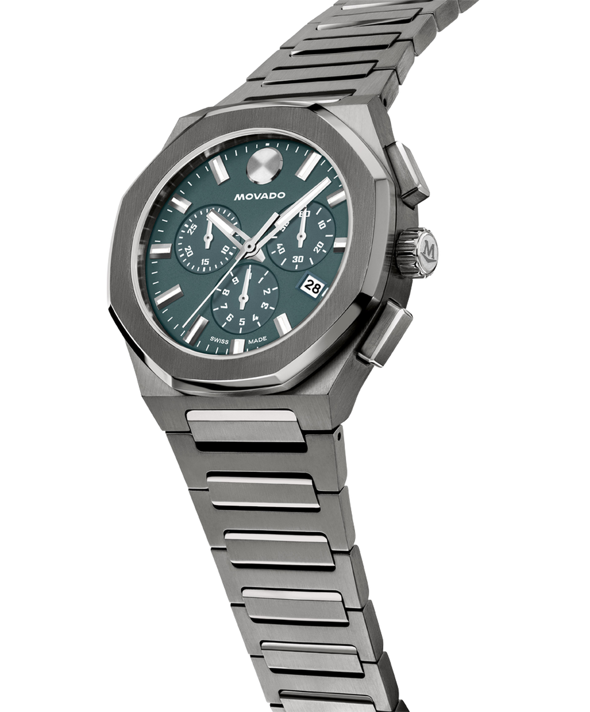 Movado Centurion Chronograph 0608074 — detail view