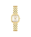 champagne Museum with concave dot · link bracelet light yellow gold PVD-finished stainless steel