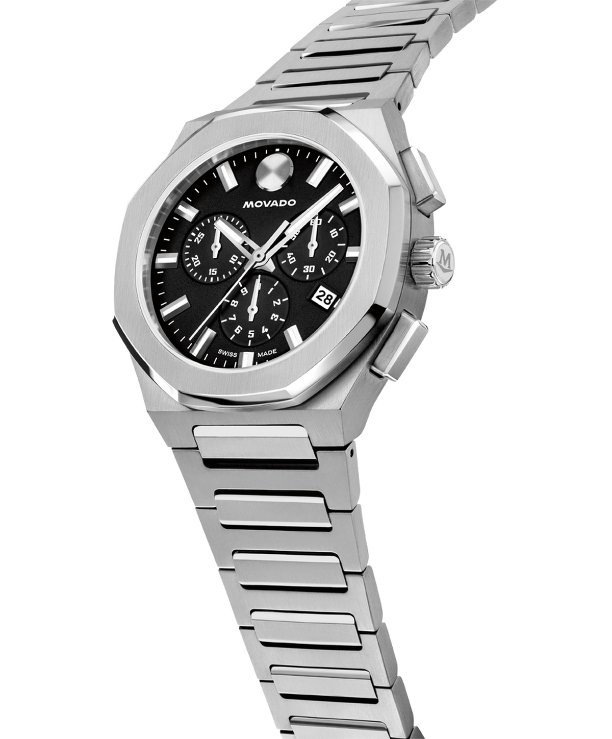 Movado Centurion Chronograph 0608109 — detail view