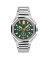 green with index · link bracelet stainless steel