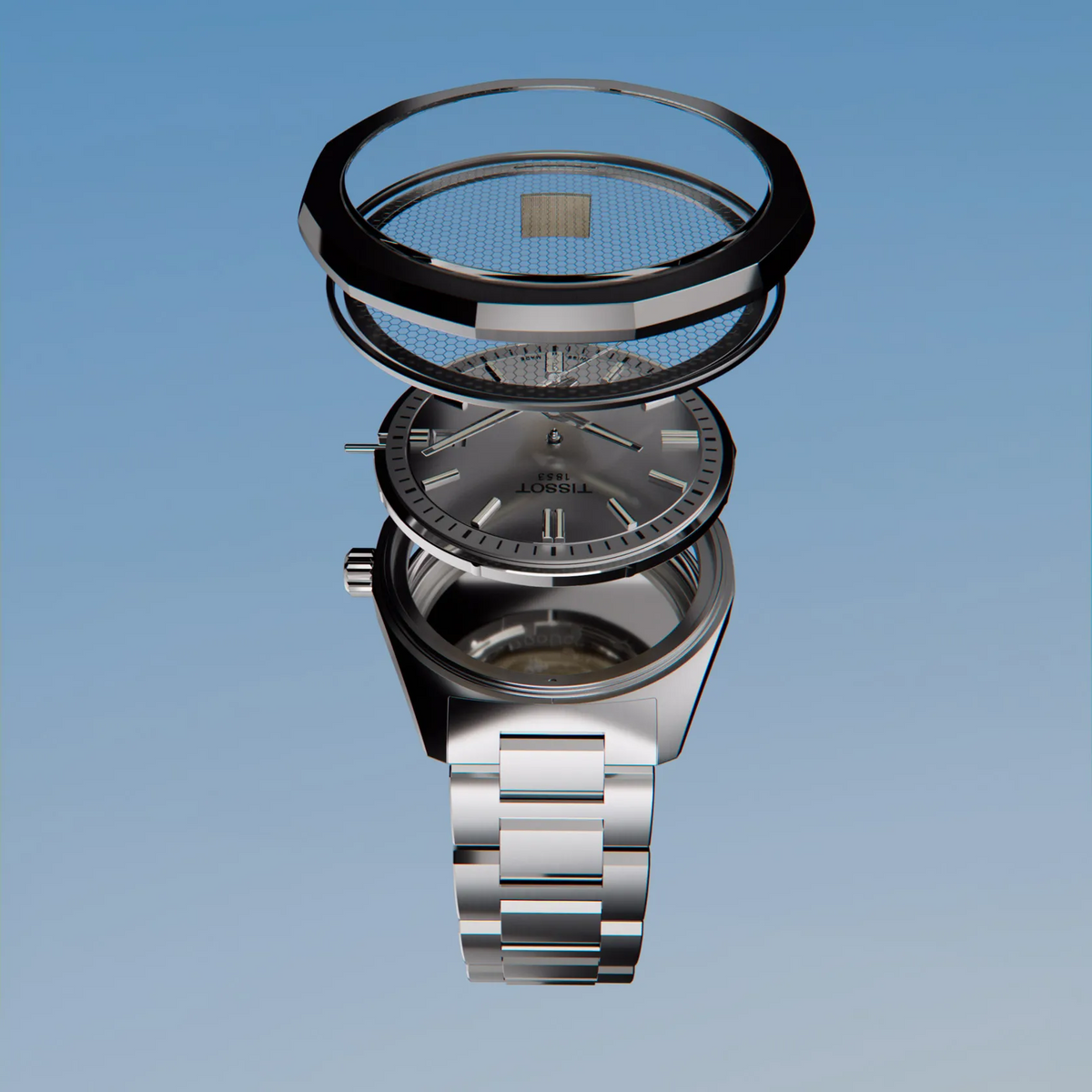 Tissot PRC 100 Solar 39mm T151.422.11.031.00 — detail view