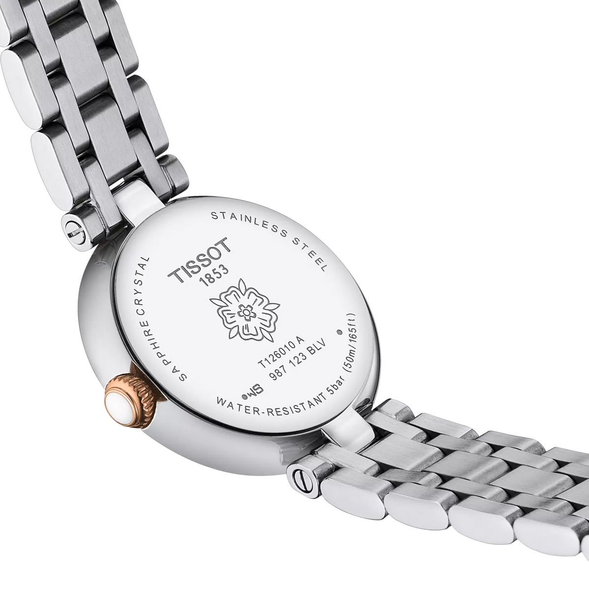 Tissot Bellissima 26mm T126.010.22.013.01 — detail view