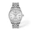 Silver dial · Grey bracelet
