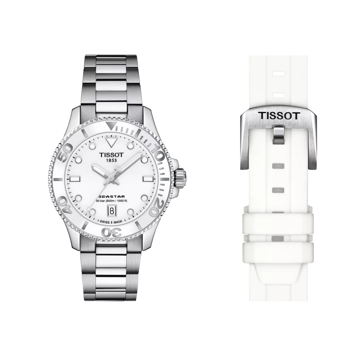 Tissot Seastar 1000 36mm T120.210.11.011.00 — detail view
