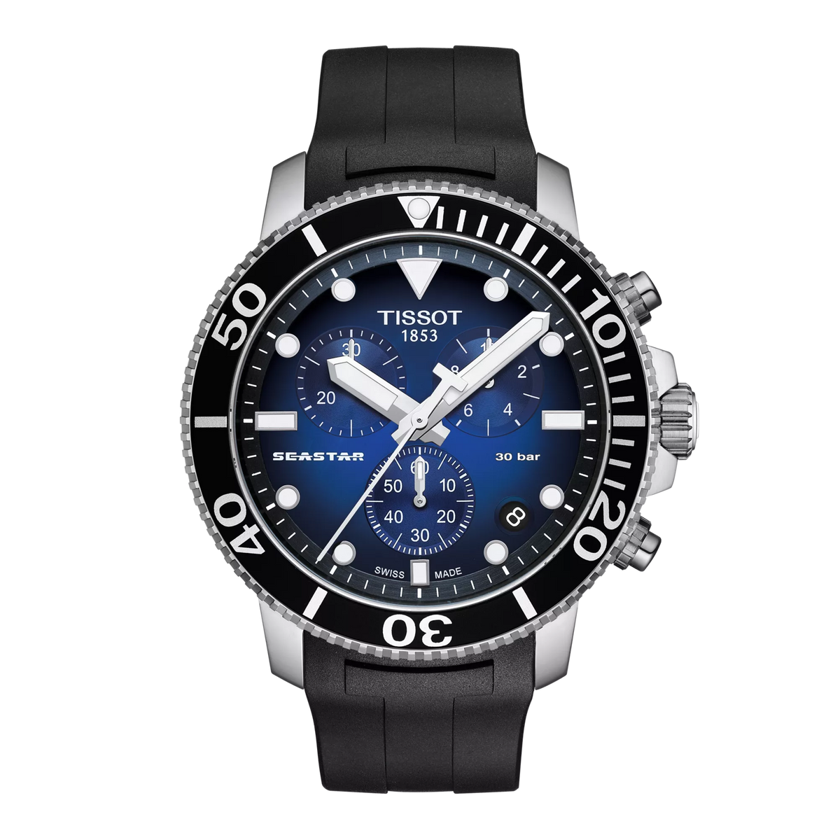 Tissot Seastar 1000 45.5mm T120.417.17.041.00 — detail view