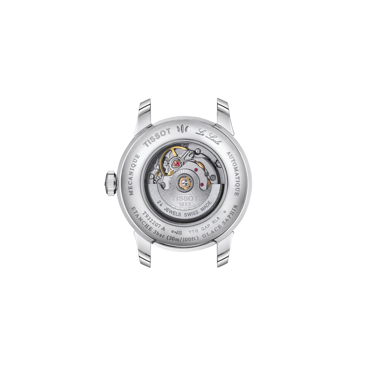 Tissot le Locle Gold 29mm T932.207.46.046.00 — detail view