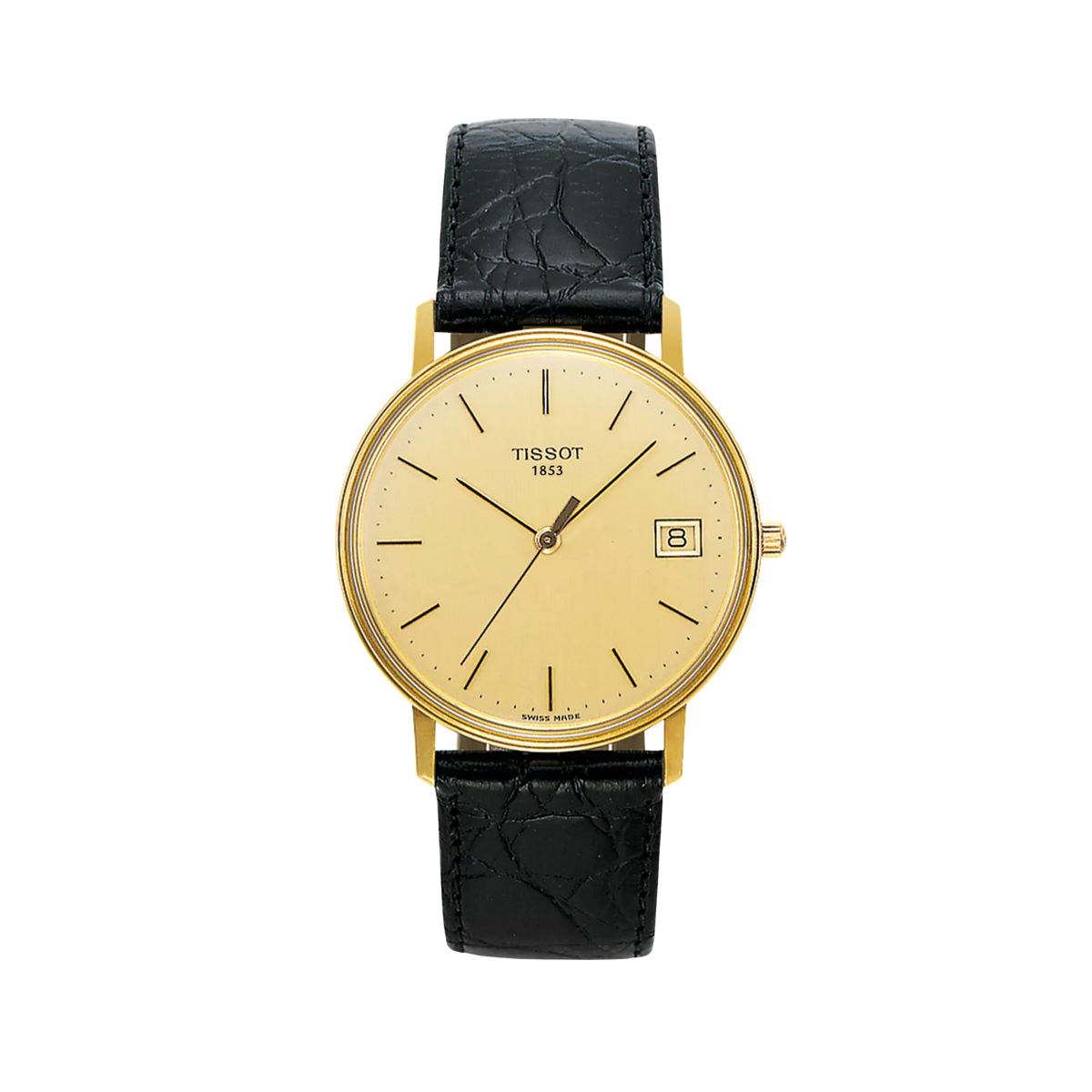 Tissot Goldrun Hesalite Gold 33.7mm T71.3.401.21 — detail view