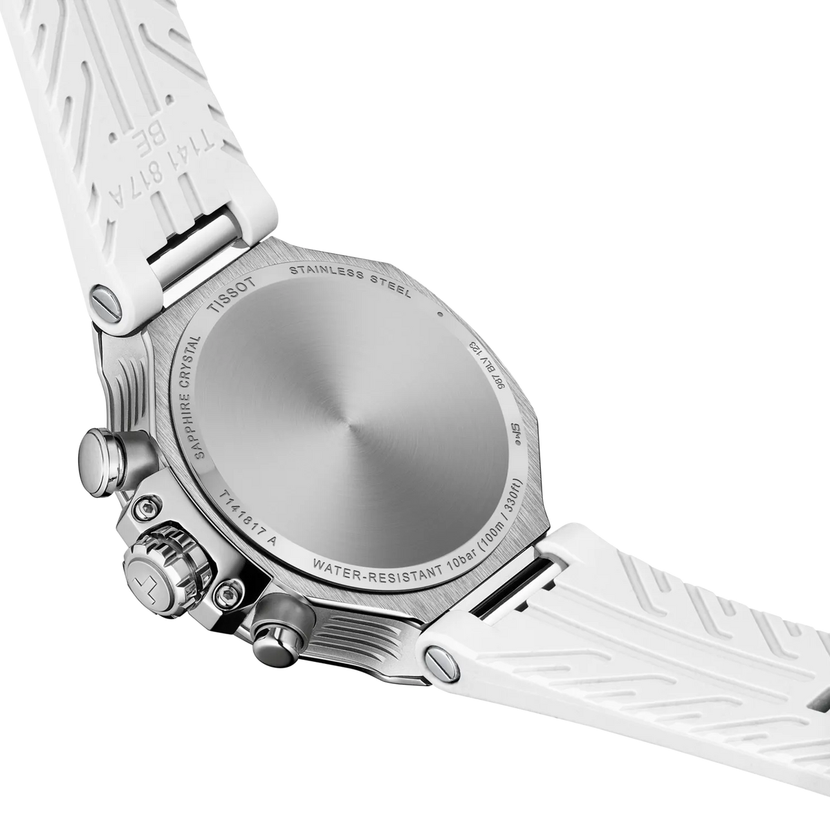 Tissot T-Race 38mm T141.817.97.111.00 — detail view