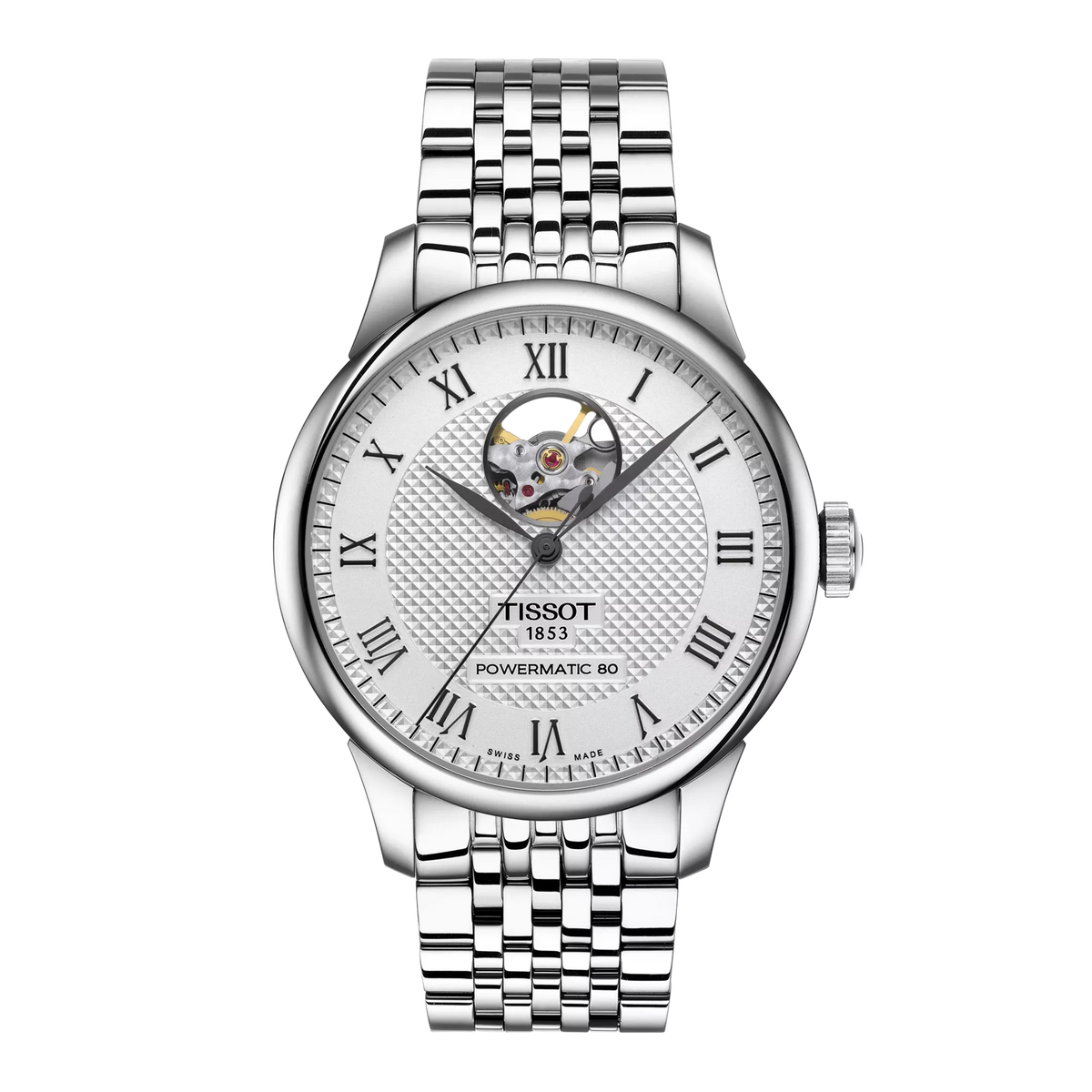 Tissot Le Locle Open Heart 39.3mm T006.407.11.033.02 — detail view