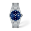 Blue dial · Grey bracelet