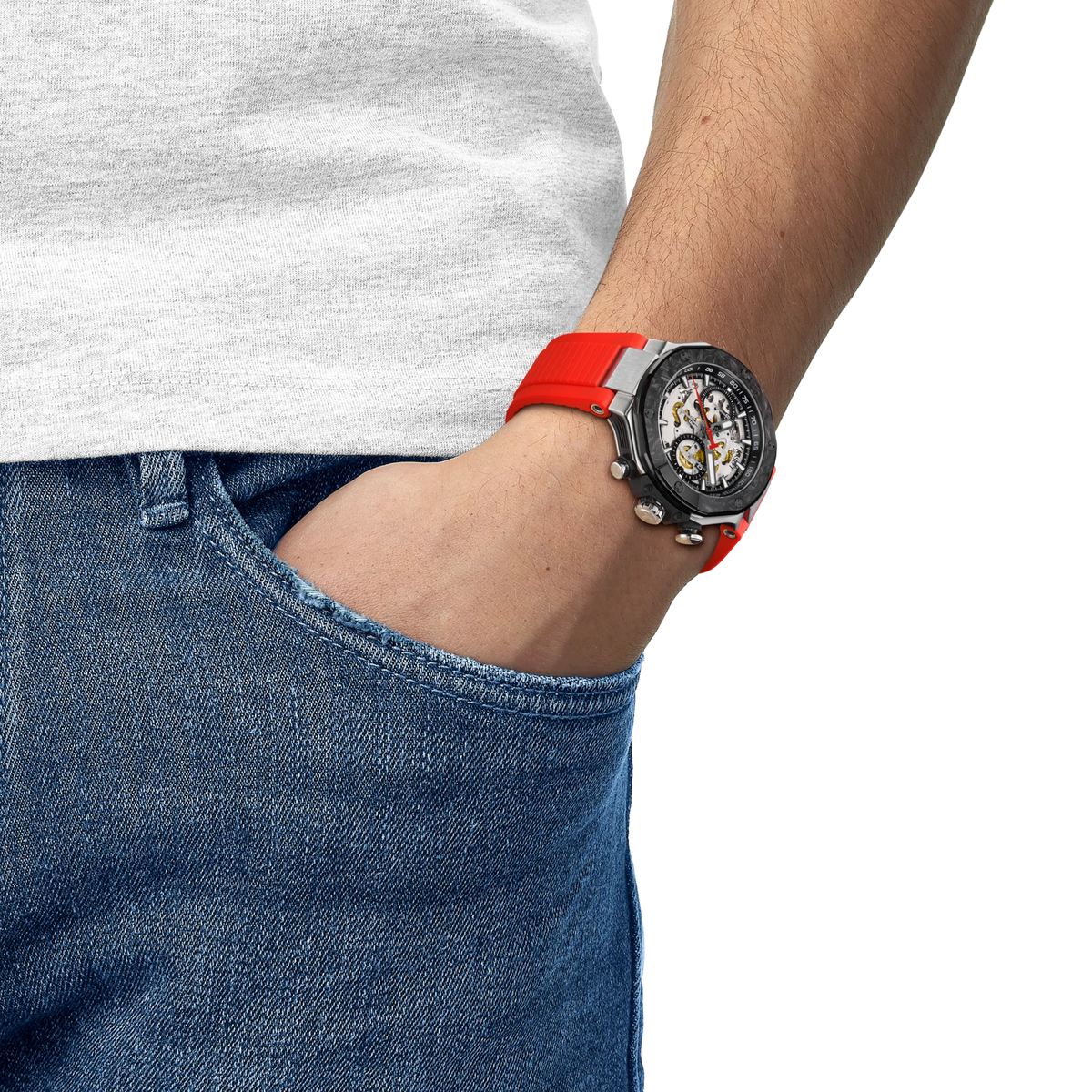 Tissot T-Race MotoGP 2026 45mm T141.462.27.051.00 — detail view