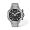Black dial · Grey bracelet