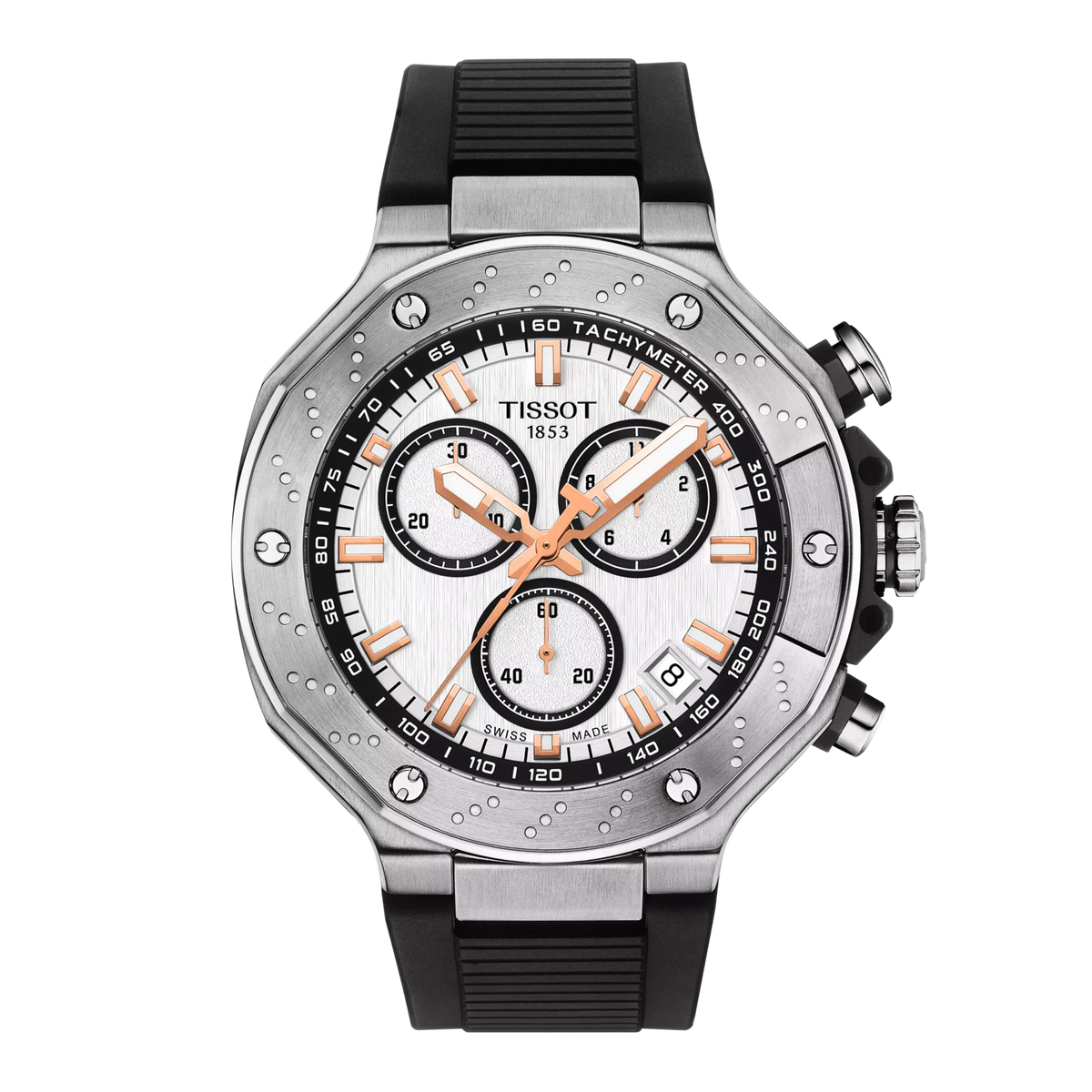 Tissot T-Race 45mm T141.417.17.011.00 — detail view