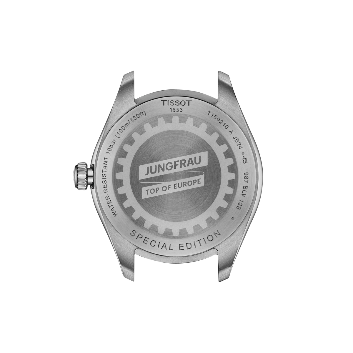 Tissot PR 100 Jungfraubahn 34mm T150.210.11.031.01 — detail view