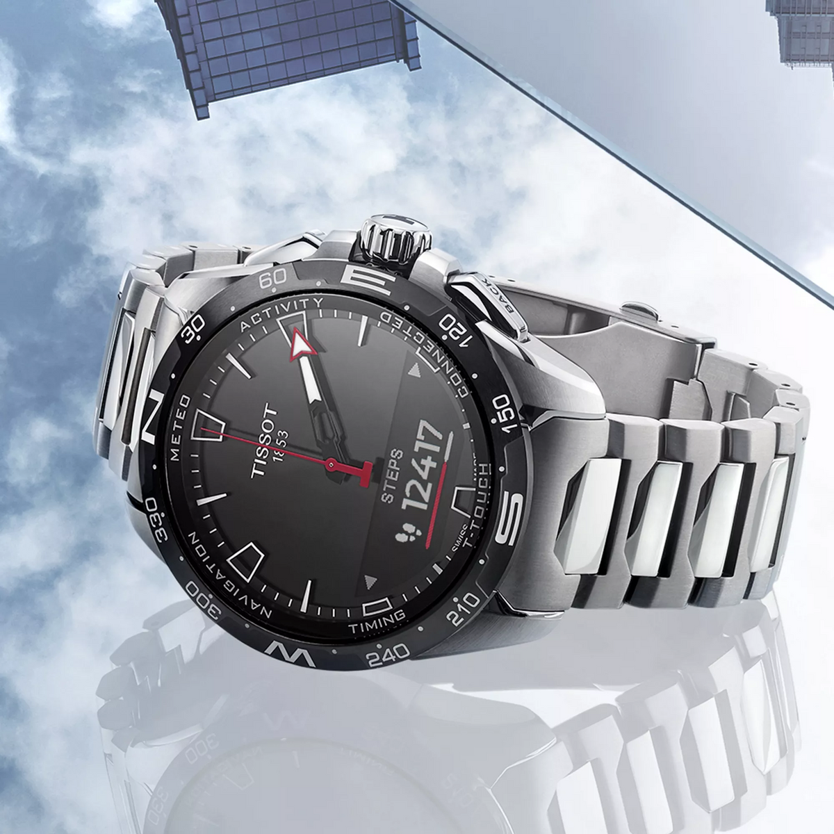 Tissot T-Touch Connect Solar 47.5mm T121.420.44.051.00 — detail view