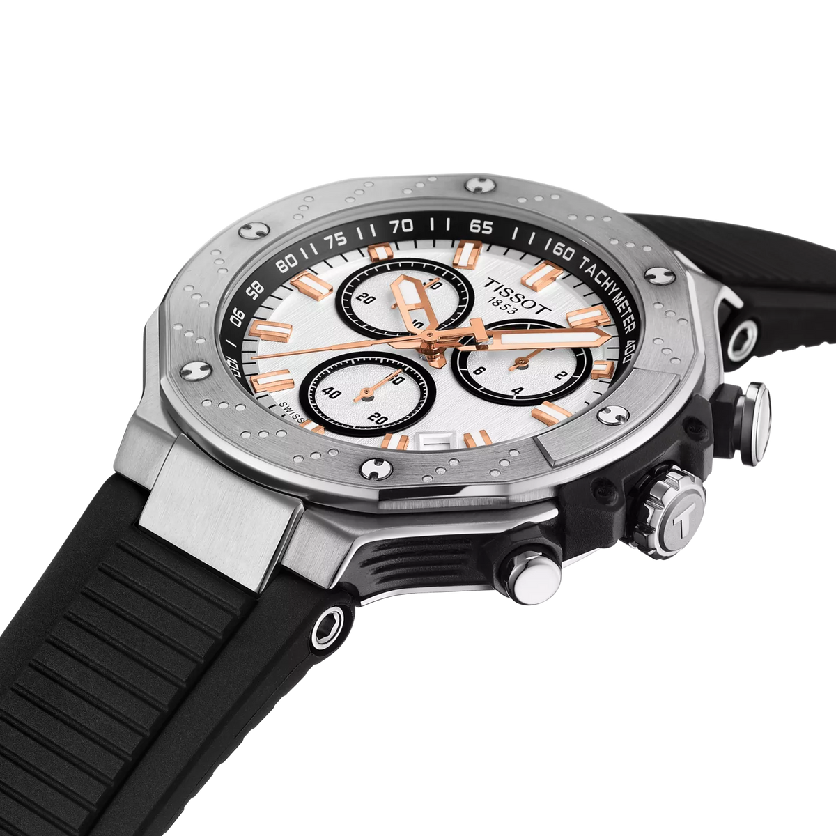 Tissot T-Race 45mm T141.417.17.011.00 — detail view