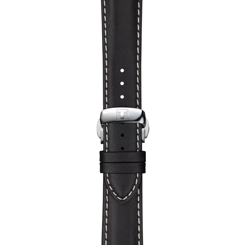 Tissot Gentleman Gold bezel 40mm T927.407.46.051.00 — detail view