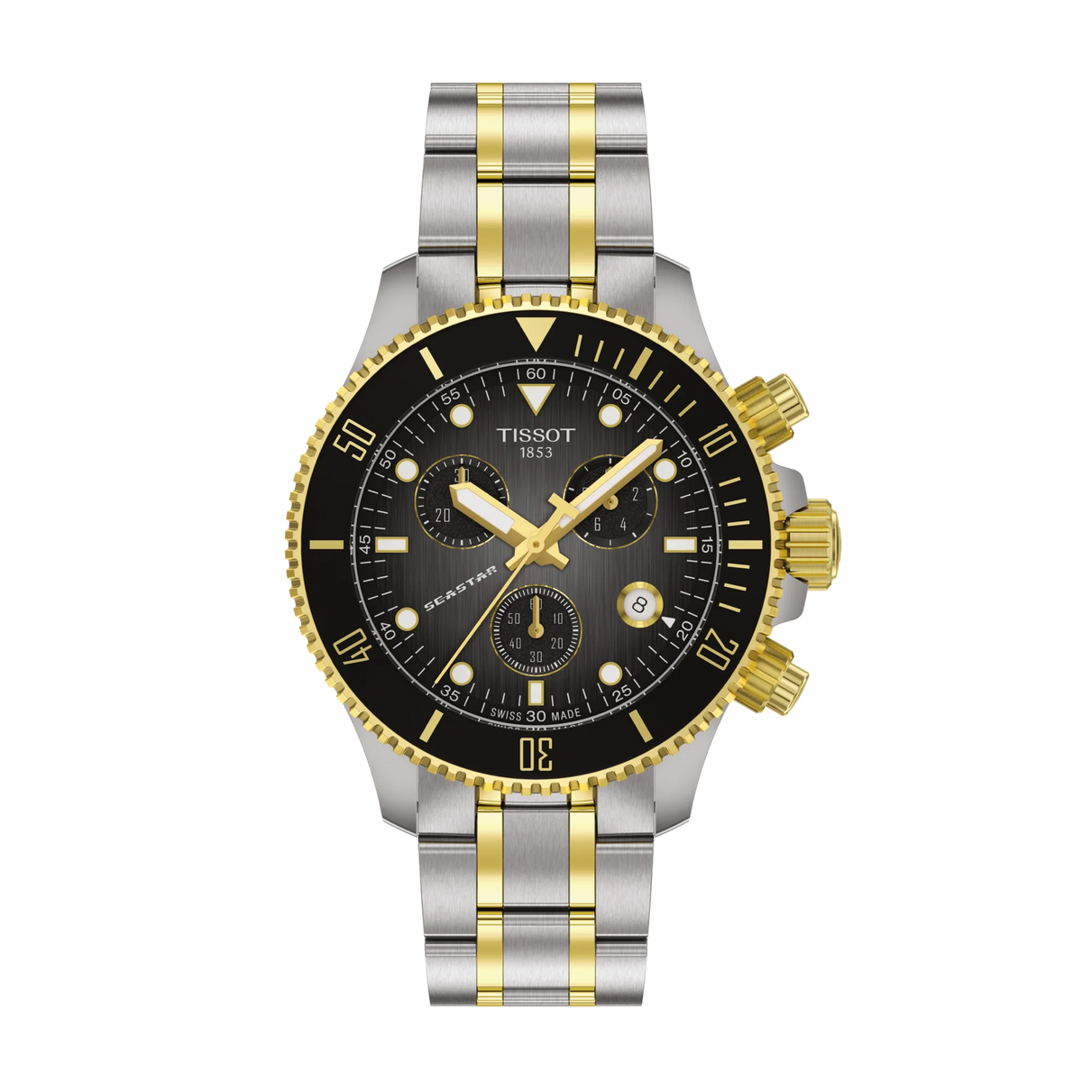 Tissot Seastar 1000 38mm T120.217.22.061.00 — detail view