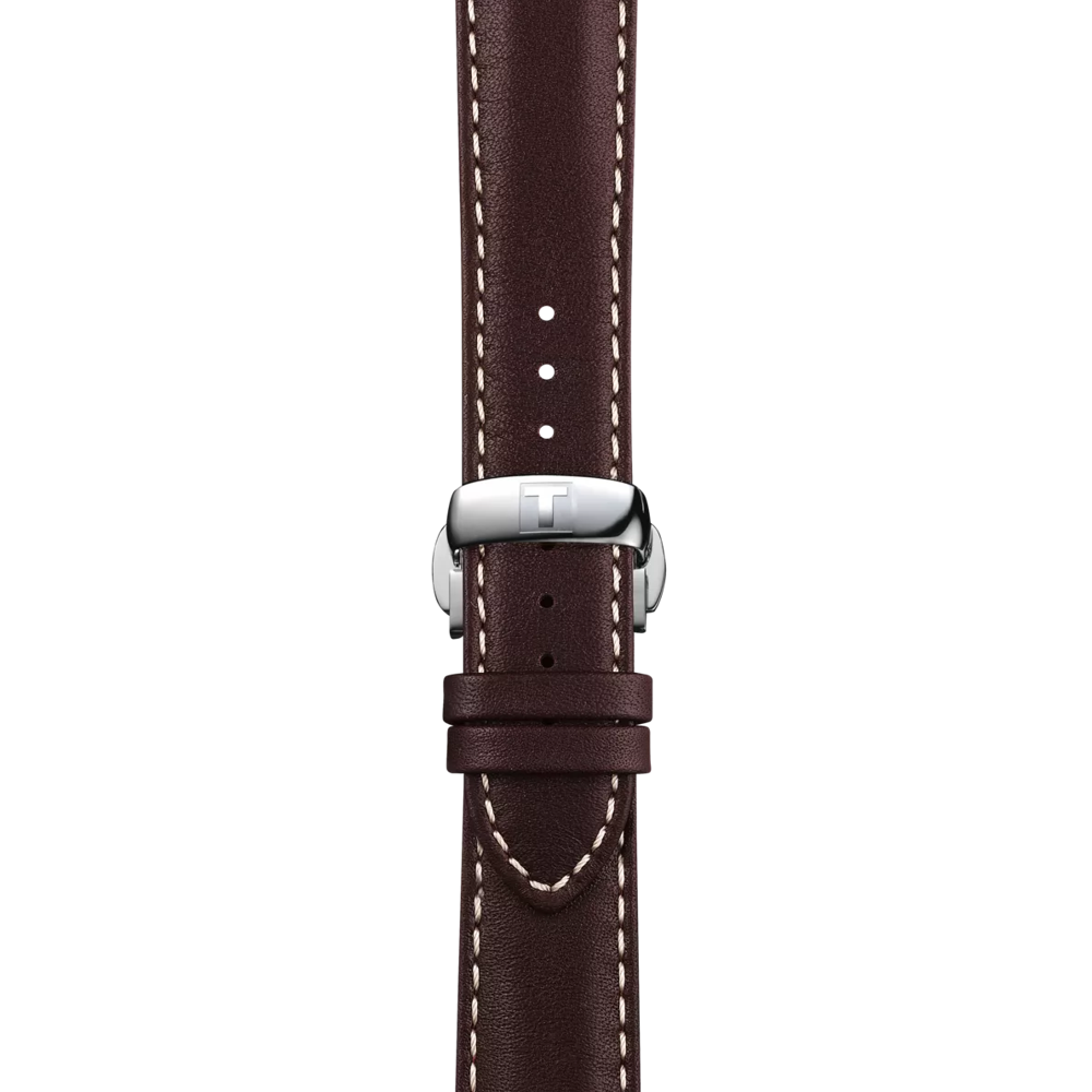 Tissot Gentleman Gold bezel 40mm T927.407.46.291.00 — detail view