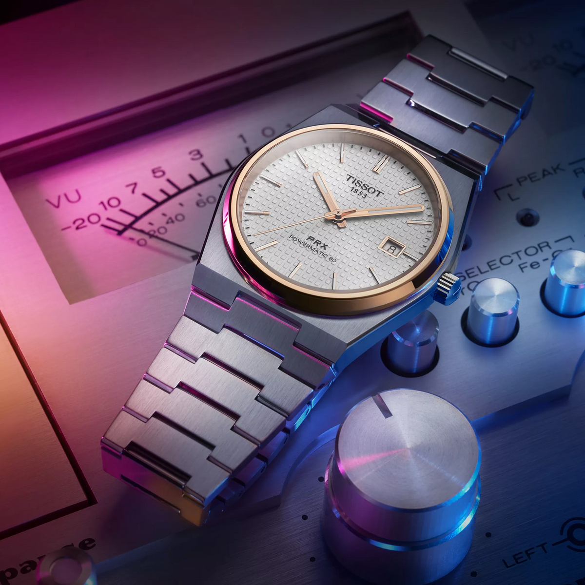 Tissot PRX 40mm T137.407.21.031.00 — detail view