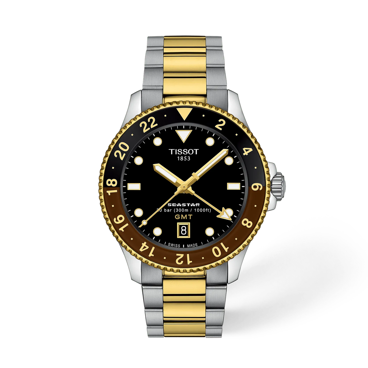 Tissot Seastar 1000 GMT 40mm T120.852.22.051.00 — product view