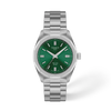 Green dial · Grey bracelet
