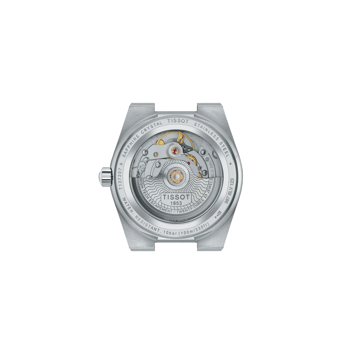 Tissot PRX 35mm T137.207.11.041.00 — detail view