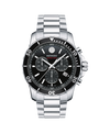 black with printed index · Performance Steel™ link bracelet