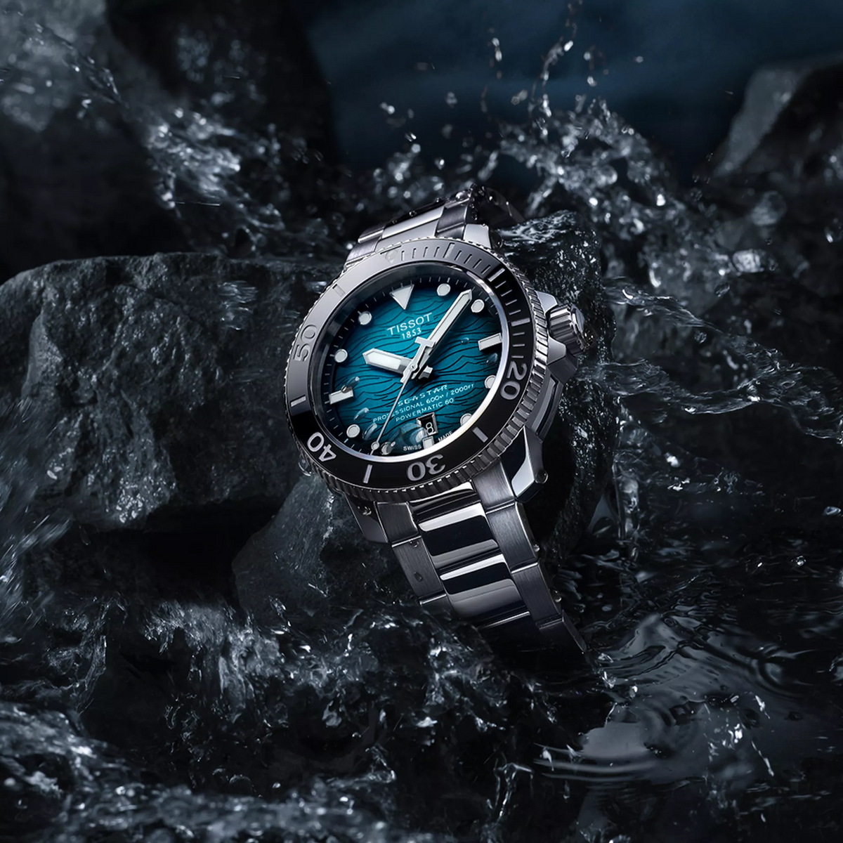 Tissot Seastar 2000 46mm T120.607.11.041.00 — detail view