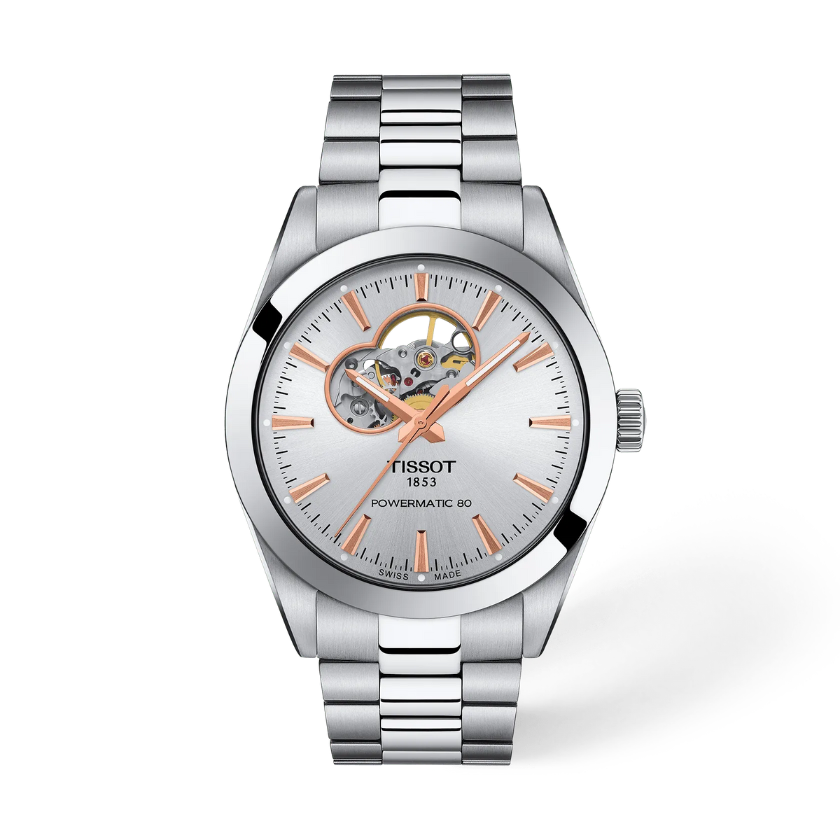 Tissot Gentleman Open Heart 40mm T127.407.11.031.01 — product view