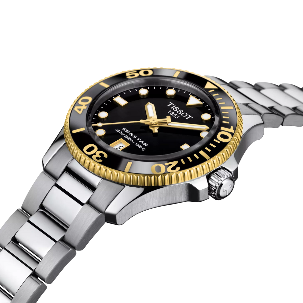 Tissot Seastar 1000 36mm T120.210.21.051.00 — detail view