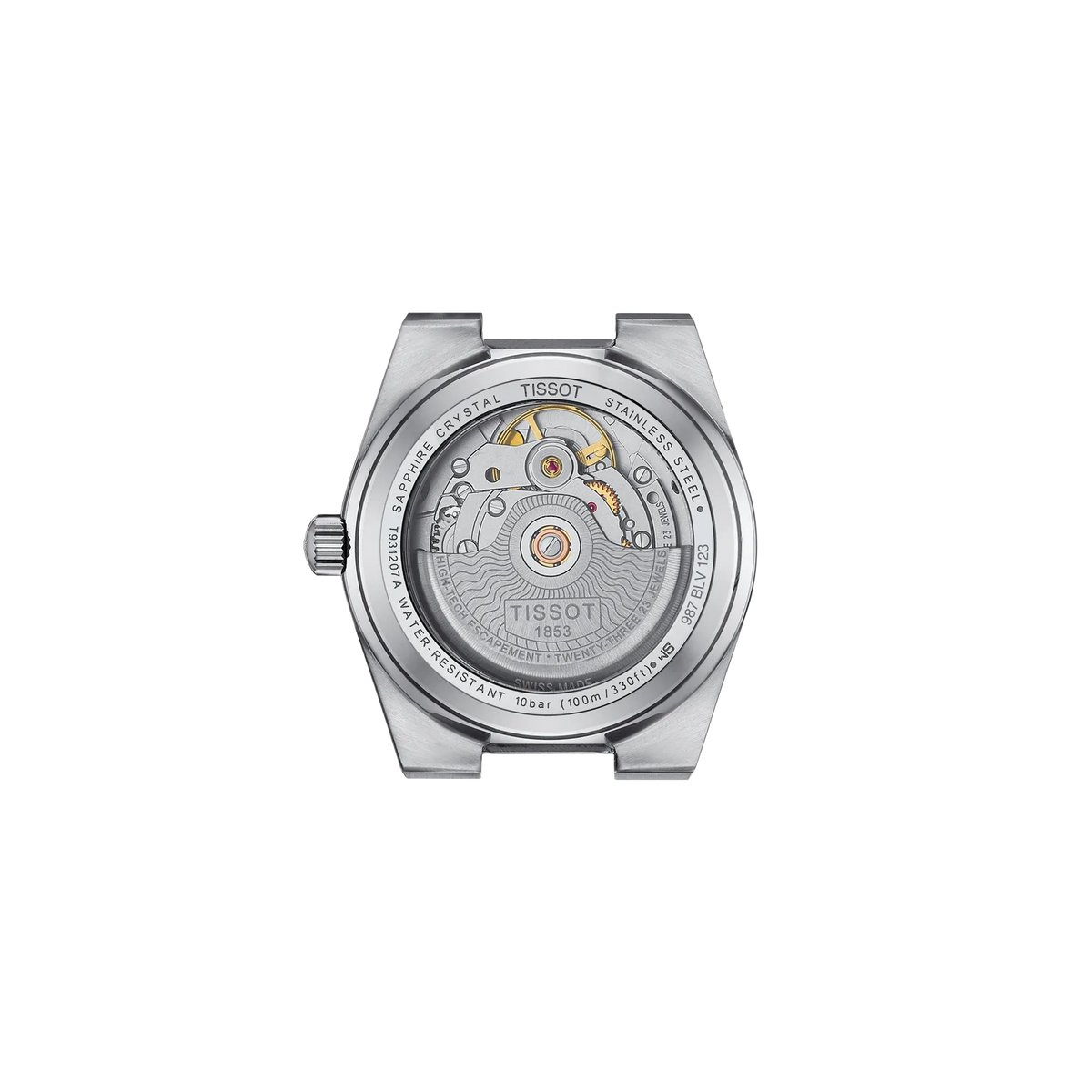 Tissot PRX Gold 35mm T931.207.41.031.01 — detail view