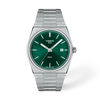 Green dial · Grey bracelet