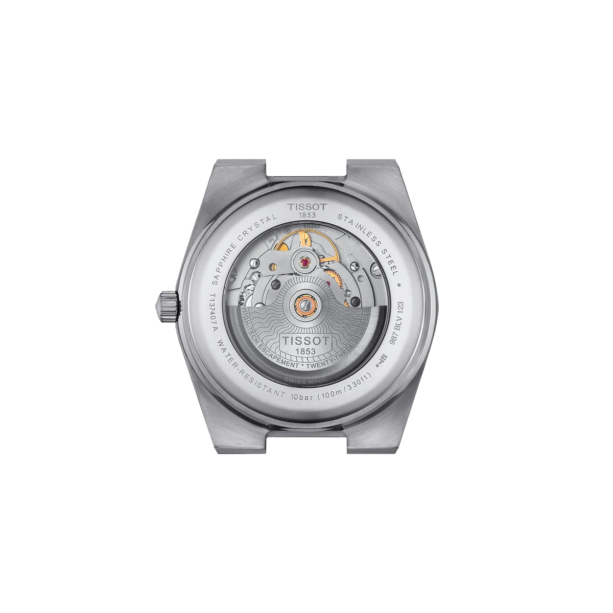 Tissot PRX 40mm T137.407.11.351.01 — detail view