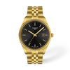 Black dial · Golden bracelet