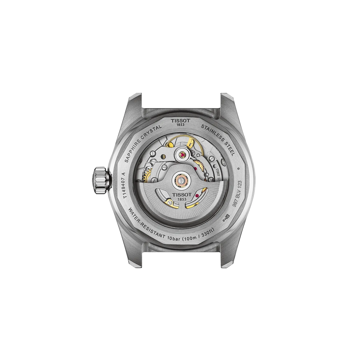 Tissot PR516 38mm T149.407.16.041.00 — detail view