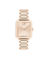 rose gold Museum with flat dot · rose gold ionic plated stainless steel link bracelet