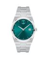 green with index · stainless steel link bracelet