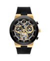 transparent black and grey Super-LuminNova® Black skeleton with index · strap